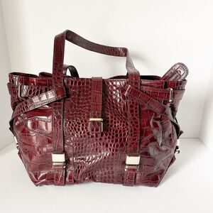 Burgundy LK Bennett Anna Handbag